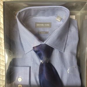 Michel Kors Dress Shirt and Tie